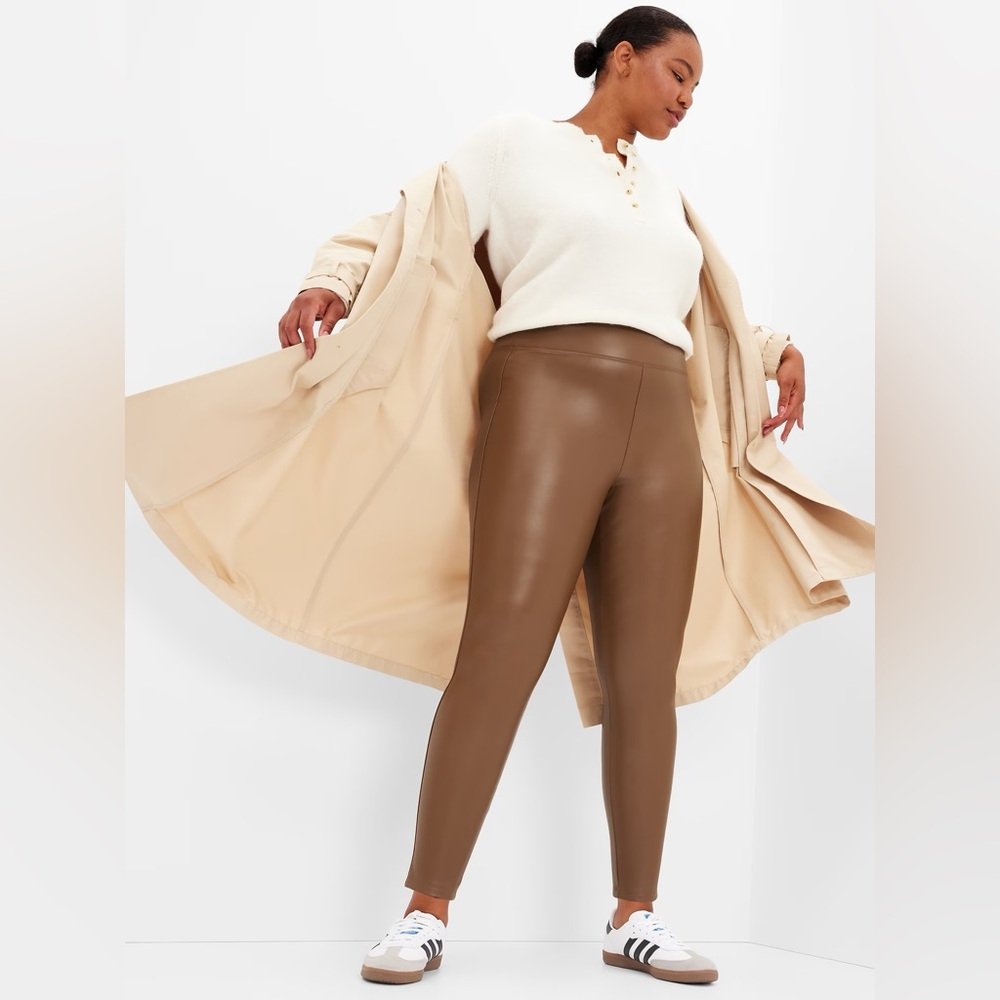 Vegan Leather Leggings